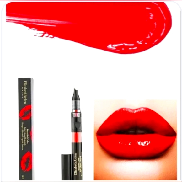 Elizabeth Arden Lipstick BOLD LIQUID #07 Fearless Red .08 oz NIB - Picture 2 of 6